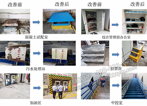 第三天六個樣板區(qū)改善對比圖 第三天六個樣板區(qū)改善對比圖